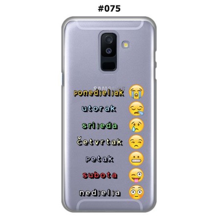 Silikonska Maskica za Galaxy A6 Plus (2018) - Šareni motivi 80826