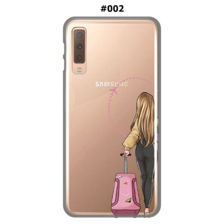 Silikonska Maskica za Galaxy A7 (2018) - Šareni motivi 80928