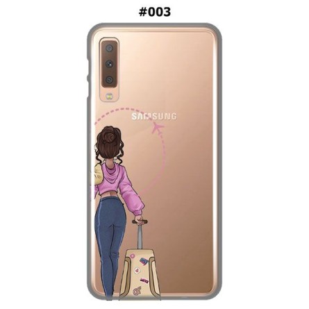 Silikonska Maskica za Galaxy A7 (2018) - Šareni motivi 80929
