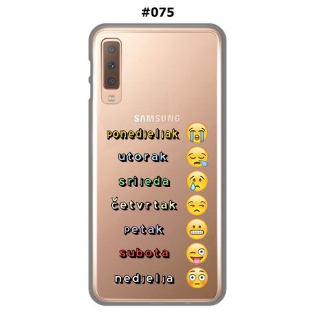 Silikonska Maskica za Galaxy A7 (2018) - Šareni motivi 81001