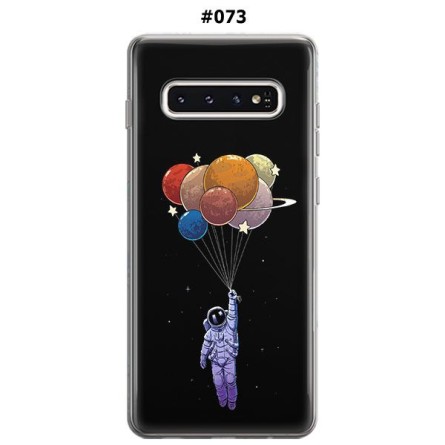 Silikonska Maskica za Galaxy S10 Plus - Šareni motivi 79599