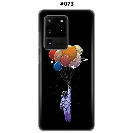 Silikonska Maskica za Galaxy S20 Ultra - Šareni motivi 80474