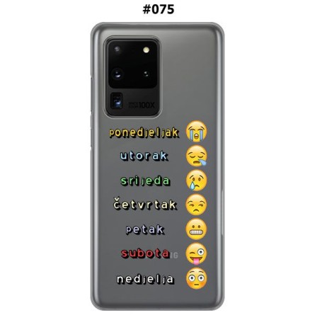 Silikonska Maskica za Galaxy S20 Ultra - Šareni motivi 80476
