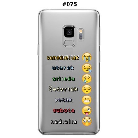 Silikonska Maskica za Galaxy S9 - Šareni motivi 79076