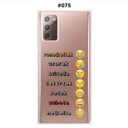 Silikonska Maskica za Galaxy Note 20  - Šareni motivi 100839