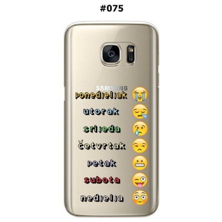 Silikonska Maskica za Galaxy S7 Edge - Šareni motivi 118558