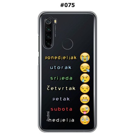Silikonska Maskica za Redmi Note 8 - Šareni motivi 113307