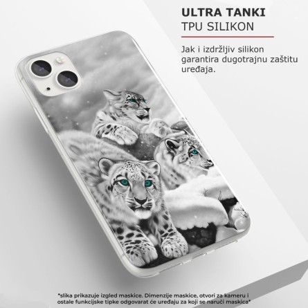 Silikonska Maskica - Snježni leopardi - SZ01 142766
