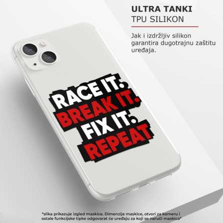 Silikonska Maskica - "Race it, break it, fix it, repeat" - HM50 144782