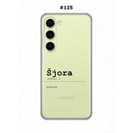Silikonska Maskica za Galaxy S23 - Šareni motivi         218616