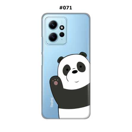 Silikonska Maskica za Xiaomi Redmi Note 12 (4G)  - Šareni motivi 215253