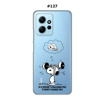 Silikonska Maskica za Xiaomi Redmi Note 12 (4G)  - Šareni motivi 215309