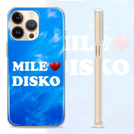 Silikonska Maskica - "Mile voli disko" - F16 206207