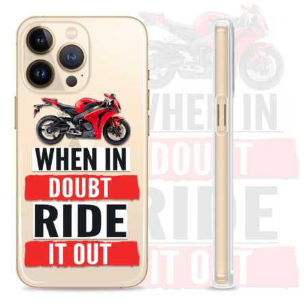 Silikonska Maskica - "When in doubt, ride it out" Motor - AM13 207078
