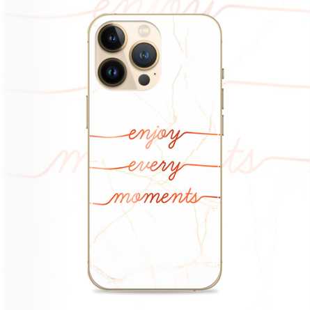 Silikonska Maskica - "Enjoy every moment" marble - MBL16 205930