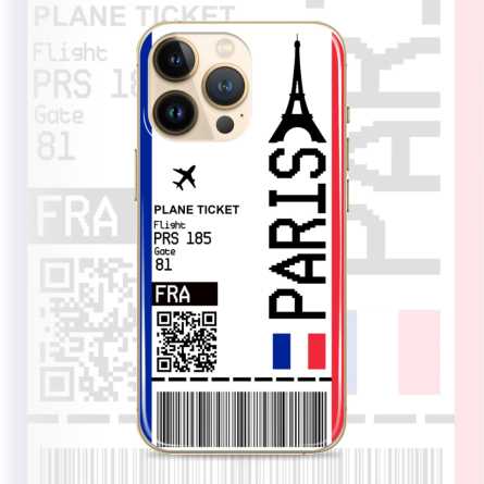 Silikonska maskica Paris - karta27 205371