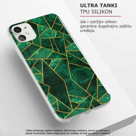 Silikonska Maskica - Zlatno zeleni marble - S111 110273