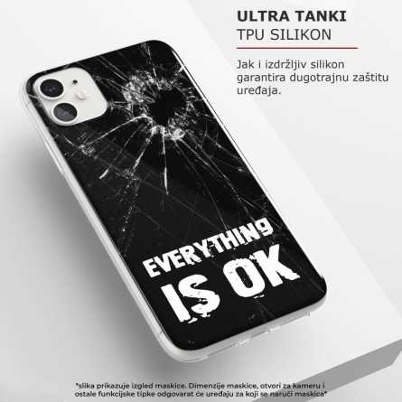 Silikonska Maskica - "Everything is okay" popucan ekran - S88 110204