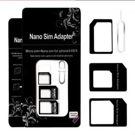 “Noosy” Nano SIM na Micro SIM Adapter 4u1 43271