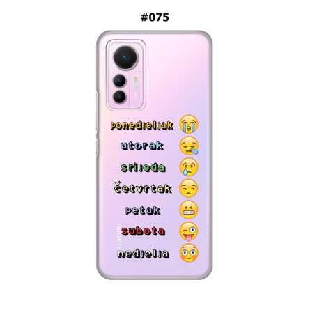 Silikonska maskica za Xiaomi 12 Lite - Šareni motivi 202085