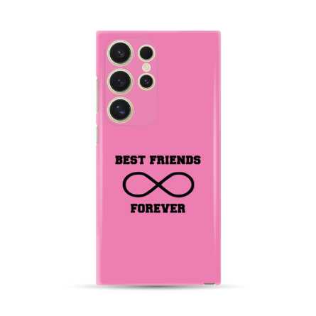 Silikonska Maskica za Galaxy S24 Ultra - BFF Forever - roza 224400