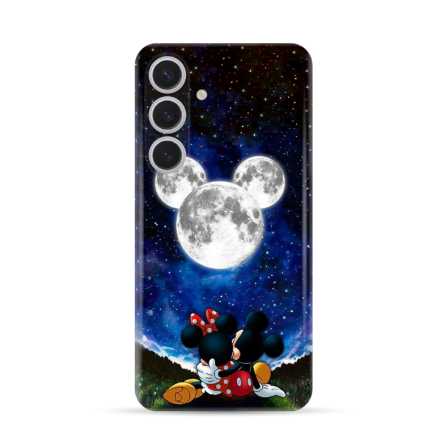 Silikonska Maskica za Galaxy S24 FE - Cartoon Moon 224381