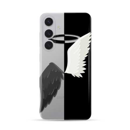 Silikonska Maskica za Galaxy S24 FE - Black & White 243720