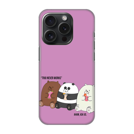 Silikonska Maskica za iPhone 16 Pro - Trio Never Works 242053