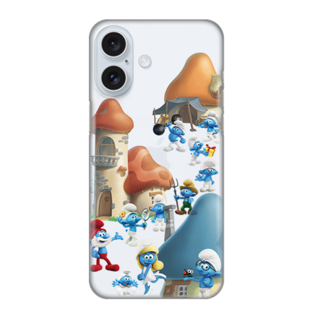 Silikonska Maskica za iPhone 16 - Smurfs 242453