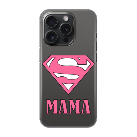 Silikonska Maskica za iPhone 16 Pro - Super Mama 242063