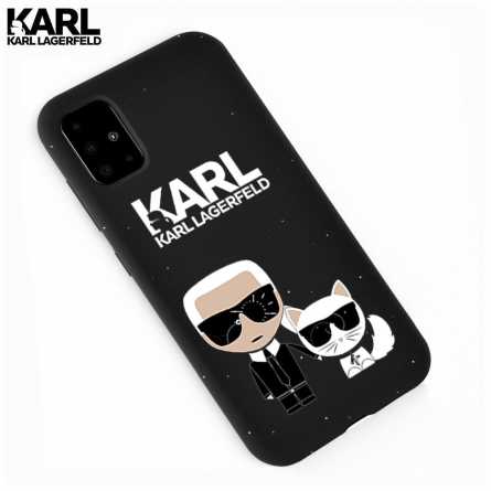 Crna Karl Lagerfeld Silikonska Maskica za Galaxy A51 108029