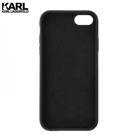 Crna Karl Lagerfeld Silikonska Maskica za iPhone 7 / 8 / SE (2020) 108069