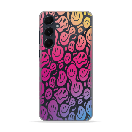 Silikonska Maskica za Samsung Galaxy A55 - Colorful Smiley 230332