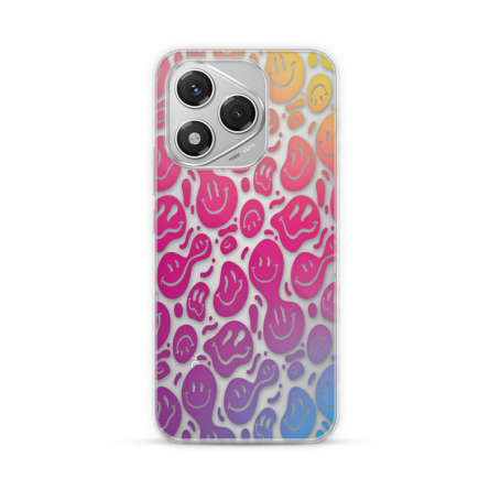 Silikonska Maskica za Honor 400 Lite - Colorful Smiley 251230