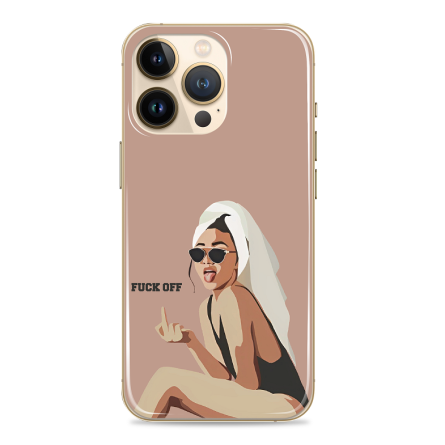 Silikonska maskica za mobitel - "F*** Off" - 057-i 266175
