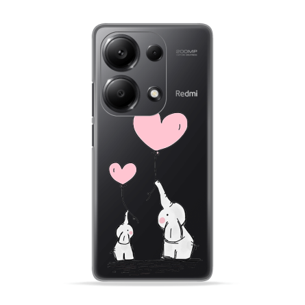 Silikonska Maskica za Redmi Note 13 Pro (4G) - Elephant Heart 230197