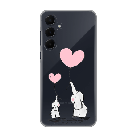 Silikonska Maskica za Samsung Galaxy A37 - Elephant Heart 263881