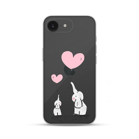 Silikonska Maskica za iPhone 16e - Elephant Heart 250982