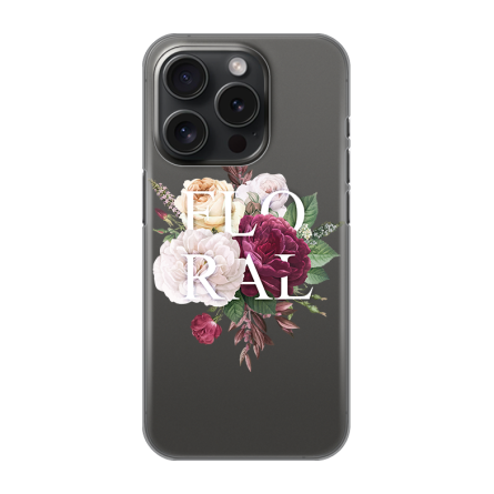 Silikonska Maskica za iPhone 16 Pro Max - Floral 241964