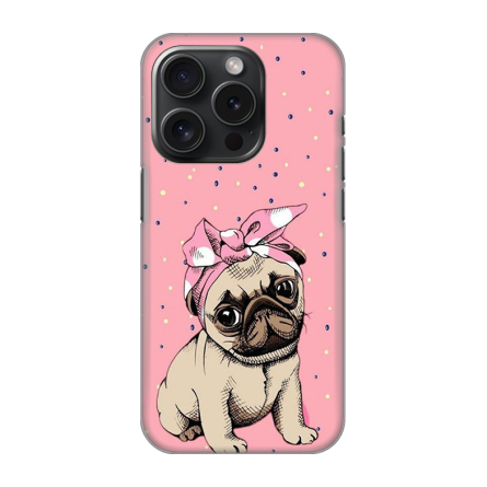 Silikonska Maskica za iPhone 16 Pro - Pug 242108
