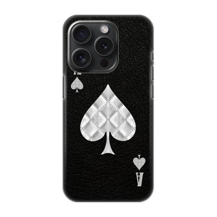 Silikonska Maskica za iPhone 16 Pro Max - Ace of Spades 242119