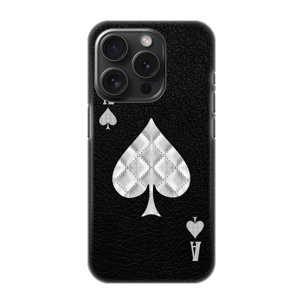 Silikonska Maskica za iPhone 16 Pro - Ace of Spades 242120