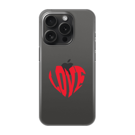 Silikonska Maskica za iPhone 16 Pro - Hearty Love 242135