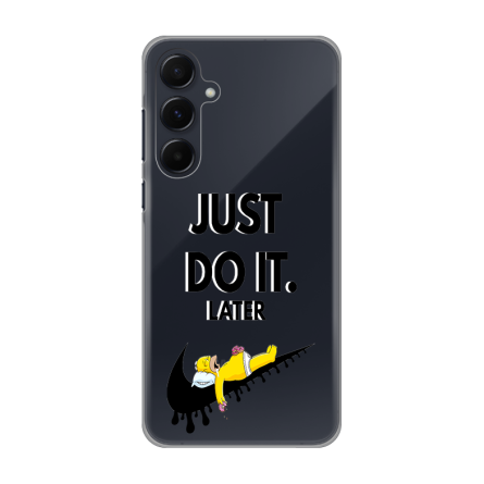Silikonska Maskica za Samsung Galaxy A27 - Just Do It (Later) 268640