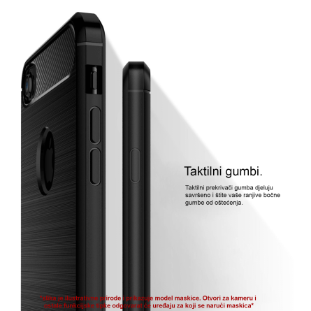 Silikonska Carbon Maskica za Redmi Note 11 / 11S 181417