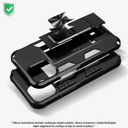 Forcell Defender Kickstand Silikonska Maskica za iPhone 12 Pro 105623