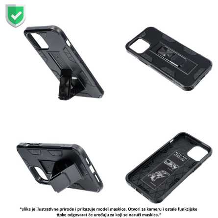 Forcell Defender Kickstand Silikonska Maskica za Galaxy A12 / M12 136796