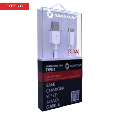 TYPE C podatkovni/punjački kabel – 150cm 43856