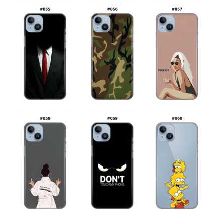 Silikonska Maskica za iPhone 14 Plus - Šareni motivi 208251