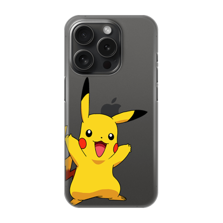 Silikonska Maskica za iPhone 16 Pro Max - Pika Cartoon 242160